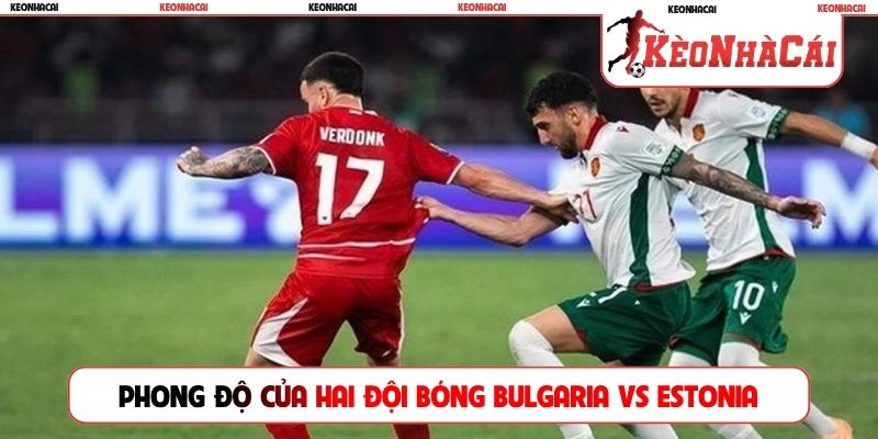 Phong độ của hai đội bóng Bulgaria vs Estonia